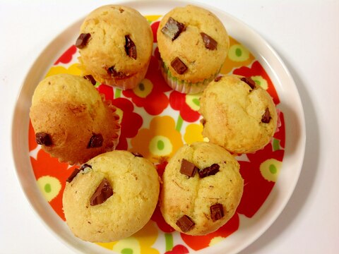 混ぜて焼くだけ♪簡単カップケーキ